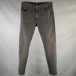 LEVI Size 32 Black Cotton Blend Relax Jeans